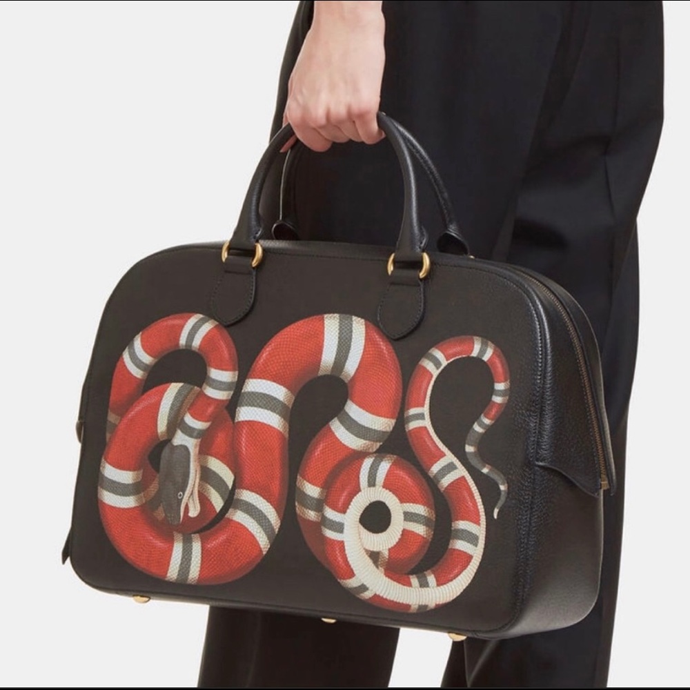 NEW Gucci kingsnake bag/duffel bag